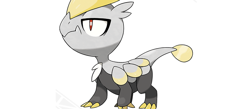 Official description: Because Jangmo-o uses the scales on its head for both offense and defense, it never turns its back to its enemies.